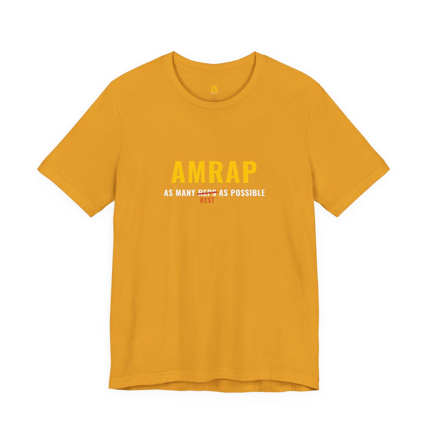 AMRAP Fitness T‑Shirt — "As Many Reps As Possible" Workout Tee