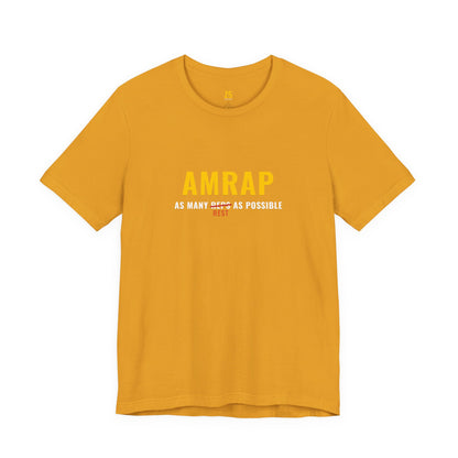 AMRAP Fitness T‑Shirt — "As Many Reps As Possible" Workout Tee