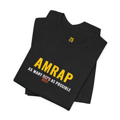 AMRAP Fitness T‑Shirt — "As Many Reps As Possible" Workout Tee